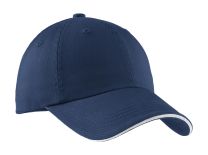 Port Authority Sandwich Bill Cap with Striped Closure