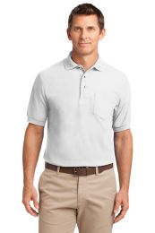 Port Authority Silk Touch Polo with Pocket