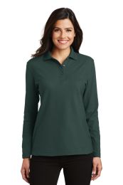 Port Authority Ladies Long Sleeve Silk Touch Polo