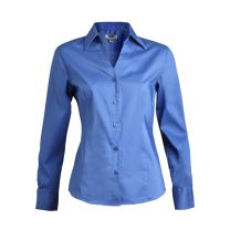 LADIES LONG SLEEVE STRETCH BLOUSE