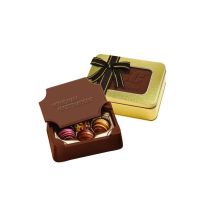 Small Chocolate Box with Truffles (10 oz)