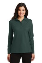 Port Authority Ladies Long Sleeve Silk Touch Polo
