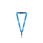 3/4" Fine Print Polyester Lanyard with BREAKAWAY SAFETY CLASP